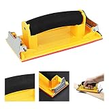 EMAGEREN Handschleifer Schleifer Halter Handschleifmaschine Hbsite Sanding Block Handschleifklotz Set DIY Hand Schleifer mit Handgriff für die Holzmöbel Metallschleifen für 23 x 9 cm Schleifpap