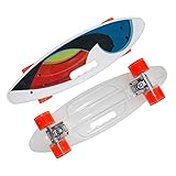 Vitality Skateboard 24 Zoll PU 4-Rad Skateboard, geeignet für Anfänger, Kinder, Jungen und Jugendliche, mit einer maximalen Belastung von 220 lb. 2