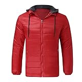 YULONGESS Herren Jacke Winter Winterjacke Herren Extraleichte Jacke Langer Trenchcoat Stehkragen Langarm Wintermantel Leicht Freizeitjacke Übergangs Windjack
