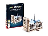 Revell 3D Puzzle 00121 die Kathedrale Notre-Dame, das Herz von Paris Die Welt in 3D entdecken, Bastelspass für Jung und Alt, farbig