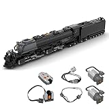 SENG Technik Zug Lokomotive Bausatz, MOC-19554, 3200 Teile 1/40 Ferngesteuertes Zug Big Boy Modell, Kompatibel mit Lego Technik