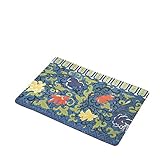 Wohnkultur Rectangle Mat Fußmatte Anti Slip Blumen Flanell Druck europäischen Art-Fußboden-Pads Badmatte for Badezimmer Küche Home Decoration Wand Dekoration ( Color : M6 , Specification : 40cmX60cm )