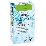 Kreul 98531 - Batik-Textilfarbe Fresh Green, 70 g, Farbpulver zum Batiken und Färben von Tex