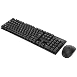 Kabellose Tastatur- und Maus-Kombination, Maus- und Tastatur-Set -Empfänger Gaming-Tastatur und -Maus-Kombination Einfach zu bedienen für Laptop-PC TF100