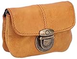 Gusti Bauchtasche Leder - Eskil Gürteltasche Hüfttasche Festivaltasche Schultertasche Portemonnaie Geldbeutel Herren Braun L