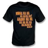 mwaa HA HA T-Shirt (XXXL, Schwarz)