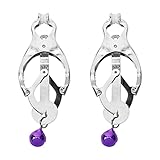 EXCEART 1 Paar Frauen Nippel Ringe mit Glocke Brust Nippel Piercing Ring Brust Ringe Körper Schmuck Sex Brust Spielzeug
