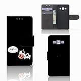 B2Ctelecom Wallet Case passt für Samsung Galaxy A3 2015 Handytasche Kuh - Geschenke Zur H