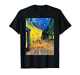 T-Shirt mit Aufdruck 'Cafe Terrace at Night', Van Gogh, Kunstdruck T-S