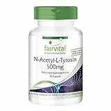 N-Acetyl-L-Tyrosin - 90 Kapseln NALT für 3 Monate - hochdosiert, weiterentwickelte Form von L-Ty