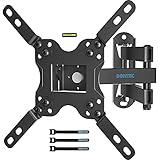 BONTEC TV Wandhalterung für 13-42 Zoll LED LCD OLED Fernseher, Schwenkbare Neigbare Drehbare TV Halterung bis zu 20 kg, Max. VESA 200x200
