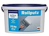 prinzcolor Premium Rollputz Streichputz Dekorputz Strukturfarbe Weiß 20kg