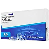 Bausch und Lomb SofLens 59 Monatslinsen, sphärische Kontaktlinsen, weich, 6 Stück BC 8.6 mm / DIA 14.2 / -1.75 Diop