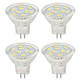 Ba30DEllylelly 4Pcs Mr11 Led Glühbirne Warmweiß Spotlight Ersetzen Halogenlicht Niedriger Verbrauch Hohe Helligk