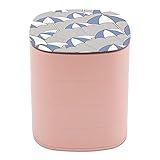 Dreht die Schmuckschatulle, Aufdruck, Regenschirm, Gemälde, Aquarellfarben, mehrschichtiges Design, Schmuck-Organizer-Box mit Spiegel für Frauen, M