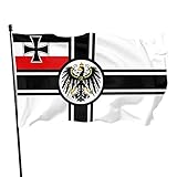 Nationalflagge Kaiserflagge 3ft x 5ft Single Sided Double Slit Logo Garden House Outdoor Banner Geschenk