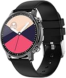 CNZZY V23 Smartwatch für Damen, Voll-Touchscreen-Display, Fitness-Tracker, Schrittzähler, Blutdruck, Herzfrequenzmesser, Smart-Erinnerung, Herren-Smartwatch, Frauen für Android IOS, D(D)