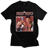 The Fresh Prince of Bel-Air T-Shirt Männer Lustige Kurzarm 90er Jahre Stil Will Smith TV T-Shirt Carlton Banks Fan Cotton T