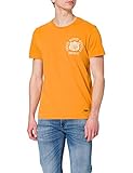 Superdry Mens M1011196A T-Shirt, Toasted Orange, M