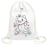 Aristocats Marie - Bonjour Unisex Turnbeutel weiß 100% Baumwolle Disney, Fan-Merch, Filme,