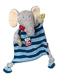 SIGIKID 48935 Schhnuffeltuch Elefant Lolo Lombardo Mädchen und Jungen Babyspielzeug empfohlen ab Geburt blau/g