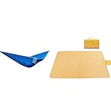 ZSP Hängematte Nylon-Stoff-Camping-Hängematte,Oxford-Tuch-Picknick-Mat-Kombination geeignet für den Patio-Hinterhof Schwingen (Color : B)