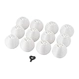 Solvinden Dekoration/Lampions für Lichterkette Ikea weiß 12er Pack Garten S