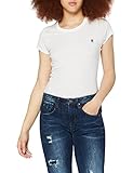 G-STAR RAW Damen T-Shirt Eyben Slim R TWmn S/S, Weiß (White 110), 38 (Herstellergröße:M)