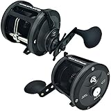 DAM Quick Big Black Trolling LH 4BB Multirolle - Norwegen Meeres & Salzwasser Rolle - Linkshand Modell (Kurbel Links)