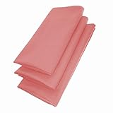 Daloual 3er Pack Servietten 44cm x 44cm aus 100% Baumwolle in R