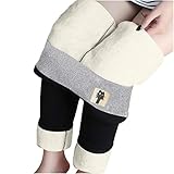 Eaylis Damen Bedruckte Span High Waist Warmhalten Lange Hose, Female Hight Waist Skinny Fit Jeans Leggins Blickdicht Elastische Angenehm Weiche Elastische Dehnbare H