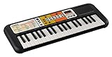 Yamaha PSS-F30 Mini Keyboard, schwarz – Leichtes Keyboard für Kinder mit Mini-Tastatur und wunderschönen Instrumentenklängen – Mit Mini-Kopfhö