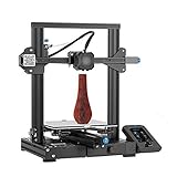Creality Ender 3 V2 3D-Drucker mit TMC2208 Schrittmotor Treiber Silent Motherboard,Bunter UI Display Controller und Carborundum Glass Platform 220x220x250