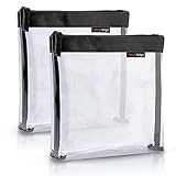 nex|trip [2er Set] Kulturbeutel Transparent für Flüssigkeiten Handgepäck I Kosmetiktasche durchsichtig für Flugzeug I Reiseset Kosmetik B