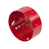 Wolfcraft Bi-Metall-Lochsäge I 5493000 I Für Trockenbaumaterialien, Holz, Kunststoffe und Metalle, Schnitttiefe 40