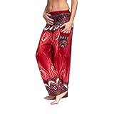 Mienloco Haremshose Pumphose Aladinhose Pluderhose Baggy Goa Ballon Yoga Hose (P5)