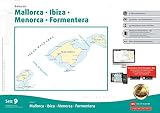 Sportbootkarten Satz 9: Balearen (Ausgabe 2022/2023): Mallorca - Ibiza - Menorca - F