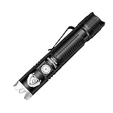THRUNITE BSS V4 super helle taktische LED-Taschenlampe 2500 Lumen mit 18650 IMR-Akku, Rotfilter, für Outdoor, Abenteuer, Sicherheit - Schw