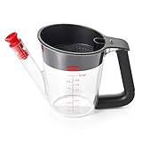 OXO Good Grips kleine Fett-Trennkanne, 500 ml – spülmaschinenfeste Soßenkanne für B