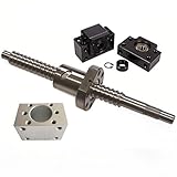 RATTMMOTOR SFU 1204 -L400mm Kugelumlaufspindel und Gehäusehalterung und BK / BF10 für G