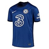 Nike Kinder Trikot Chelsea FC 2020/21 Stadium Home, Rush Blue/White, M, CD4498-496