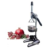 Uzman ORAG Orangenpresse, Saftpresse aus Gusseisen und Edelstahl, Entsafter, Granatapfel Saft Zitruspresse, Küchenhelfer Orangenpressen (GRAU)