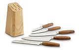 ECHTWERK Schälmesser aus hochwertigem Stahl, Obst- & Gemüsemmeser mit Griff aus Rosenholz, Classic-Edition, Klingenlänge: 8,8