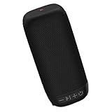 Hama Bluetooth Lautsprecher Tube 2.0 tragbar (Kompakte, kleine Mono Bluetooth Box, Musikbox mit strapazierfähigem Bezug, 8 h Spielzeit, AUX, Freisprecheinrichtung, 3 W, leichtes Design) schw