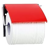 MSV Toilettenpapierhalter aus Polystyrol in rot, 30 x 20 x 15