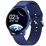 CUBOT Smartwatch Herren, Fitnessuhr, 1.3 Zoll Display Armbanduhr, IP68 Wasserdicht Fitness Tracker mit personalisiertem Bildschirm, Kalorien, Herzfrequenz und Schlafmonitor für iOS und Android, B