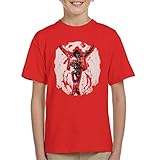VINTRO Michael Jackson This is It Kid T-Shirt Original-Porträt von Sidney Maurer (Rot,5-6)