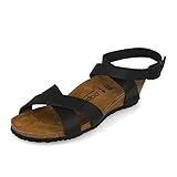 Papillio Damen Lola Knöchelriemchen Sandalen, Schwarz (Noir Noir), 39 EU