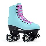 SMJ sport Damen Klassische Retro Rollschuhe ABEC7 Roller Skates Inliner Inlineskates (37)