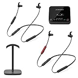 Avantree HT41866 Dual Bluetooth 5.0 Kabellose Kopfhörer für Fernseher mit Sender und Ständer, 20 Stunden Wireless Funkkopfhörer TV, Personalisierte Lautstärkeregelung, Plug n Play, Keine Verzögerung